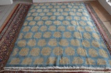 伊朗进口纯羊毛波斯地毯/手工编织/无背胶/天然染色/现代简约客厅