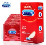 成人保健品杜蕾斯避孕套 热感超薄型12支装安全套男女性计生品