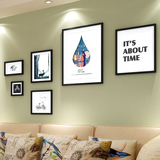 麋鹿北欧装饰画组合餐厅现代简约创意卧室挂画客厅沙发背景墙壁画