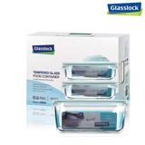 韩国GLASSLOCK玻璃饭盒可微波保鲜盒礼盒套装GL06