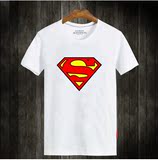 超人超级英雄闪电侠美国队长蝙蝠侠绿灯侠复仇者联盟短袖t恤男