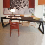 创意个性办公桌椅长条桌实木电脑桌宜家小户型客厅会议桌餐桌家具
