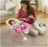 按摩躺椅儿童轻便可折叠 音乐振动新款婴儿多功能电动摇椅 摇马布