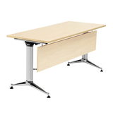 高档带前挡板移动培训桌简约现代折叠桌制定办公桌拼装小会议桌