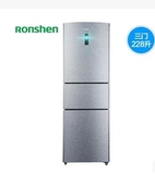 Ronshen/容声BCD-228D11SY不锈钢面板电脑控温软冷冻三开门冰箱
