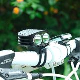 包邮正品自行车灯 t6充电前头灯 强光灯套装骑行装备配件