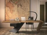美式乡村铁艺实木复古创意个性简约电脑桌办公桌老板桌工作台长桌