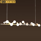 卡西卡 简约时尚吧台餐厅灯具设计师个性创意艺术现代LED客厅吊灯