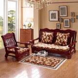 中式红木实木沙发垫连体木质沙发坐垫子加厚海绵防滑椅垫四季通用