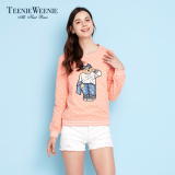 预售TeenieWeenie小熊16商场同款春夏新品女装印花卫衣TTMW62301A