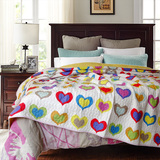 外贸原单纯棉水洗绗缝被单件 床盖 床单 空调被 夏凉被 优质床品