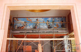 抽象涂鸦艺术油画寺庙大幅特大尺寸巨幅色彩壁画家居办公画佛像