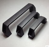 铝把手 金属方型铝合金材质拉手 黑色工业铝型材配件连接件