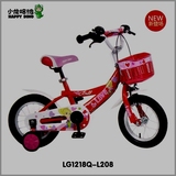 布d小龙哈彼儿童自行车2寸可充气轮胎单车G28Q-208209M08