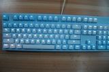 KEYCOOL/凯酷 104 定制 蓝色喷漆 蓝色渐变键帽 背光 机械键盘
