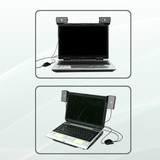 夹子音箱便携迷你USB笔记本电脑手机小音箱 创意2.0多媒体带