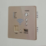 86型入墙式ap无线路由器WIFI面板中继USB插座智能3G墙壁网络开关