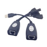 CY USB四口HUB延长线 USB信号放大器 键盘鼠标网线RJ45延长器