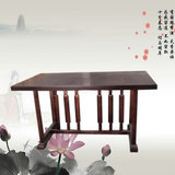 新中式实木餐桌椅组合 现代实木餐桌 售楼处样板房洽谈桌酒店家具
