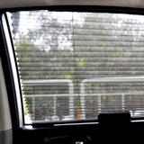 窗帘车用帘侧窗防晒自动伸缩汽车侧窗遮阳窗帘百折自由升降窗