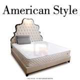 美眠求真 美式床垫3D硅藻记忆棉床垫 独立弹簧包1.8米1.5米宽加厚