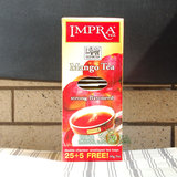 IMPRA英伯伦芒果味红茶叶 斯里兰卡原装进口特级盒装袋泡红茶包邮