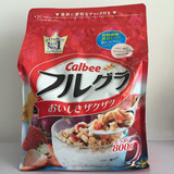 日本代购 calbee卡乐比 水果颗粒谷物麦片 营养美味健康 800g