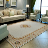 欧式地毯 客厅茶几 卧室毯雪尼尔 耐磨长方形布艺地毯可机洗满铺