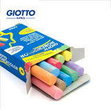 意大利进口Giotto粉笔538900  10支装无尘粉笔 儿童环保 彩色粉笔