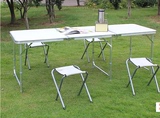 加长1.8米户外折叠桌椅 摆摊桌 便携式铝合金桌 手提便携箱折叠桌