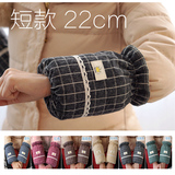 韩国版可爱纯棉袖套 短款女冬季家用办公套袖 成人学生护袖头包邮