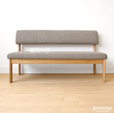 日式实木长凳长椅纯橡木沙发椅现代简约北欧时尚家具长椅长凳子