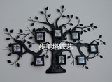 创意欧式摆件铁艺相框树浪漫铁艺幸福树形相框记忆树实用结婚礼物