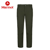 Marmot/土拨鼠2016新款男式长裤防泼水透气弹力超轻速干裤Q52370