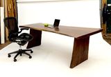 简约仿古实木\原木大板电脑桌 台式书桌子 家用办公桌写字台双人