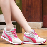 女士韩版透气运动鞋女鞋内增高8CM休闲鞋跑步鞋网面鞋旅游鞋单鞋