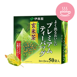 日本代购伊藤园 玄米茶 三角茶包 宇治抹茶入玄米 50p 新鲜