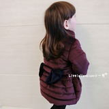 韩版女童冬装外套童装棉衣2015冬季女童宝宝加厚保暖棉袄儿童棉服