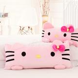 附中Hello Kitty公仔凯蒂猫抱枕毛绒玩具KT猫单人枕头双人枕创意?