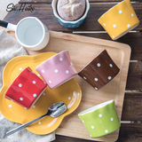 创意舒芙蕾烤碗烘焙模具陶瓷甜品布丁杯烤蛋糕慕斯杯酸奶冰淇淋碗
