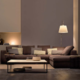 羽绒沙发/北欧简约现代客厅布艺沙发组合棉麻全全可拆洗极美家具