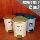 塑料大号垃圾桶脚踏式 卫生间厨房家用酒店带盖垃圾桶圆形加厚筒