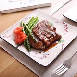 西餐盘子牛排盘子平盘套装 配西餐刀叉西餐垫 创意欧式西式餐具