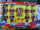 包邮奥特曼超人家族8只装迪伽赛罗泰罗亚罗咸蛋超人儿童玩具批发