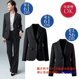 日本代购时尚修身显瘦OL通勤简约长袖西装外套大码百搭女士西服