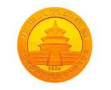 2004年中国建设银行成立50周年熊猫加字金银纪念币