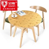 金雕2016圆桌垫子欧式玻璃圆形茶几防水隔热彩色塑料桌布JDX3RCS