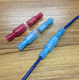 全绝缘子弹头公母电线对接头 对插式连接端子2-156 接线插头 一套