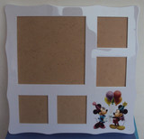 卡通烤瓷5组合相框儿童创意 挂墙 影楼批发 包邮
