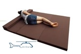 四折叠自带枕高密度海绵床垫打地铺垫 折叠午休垫定做